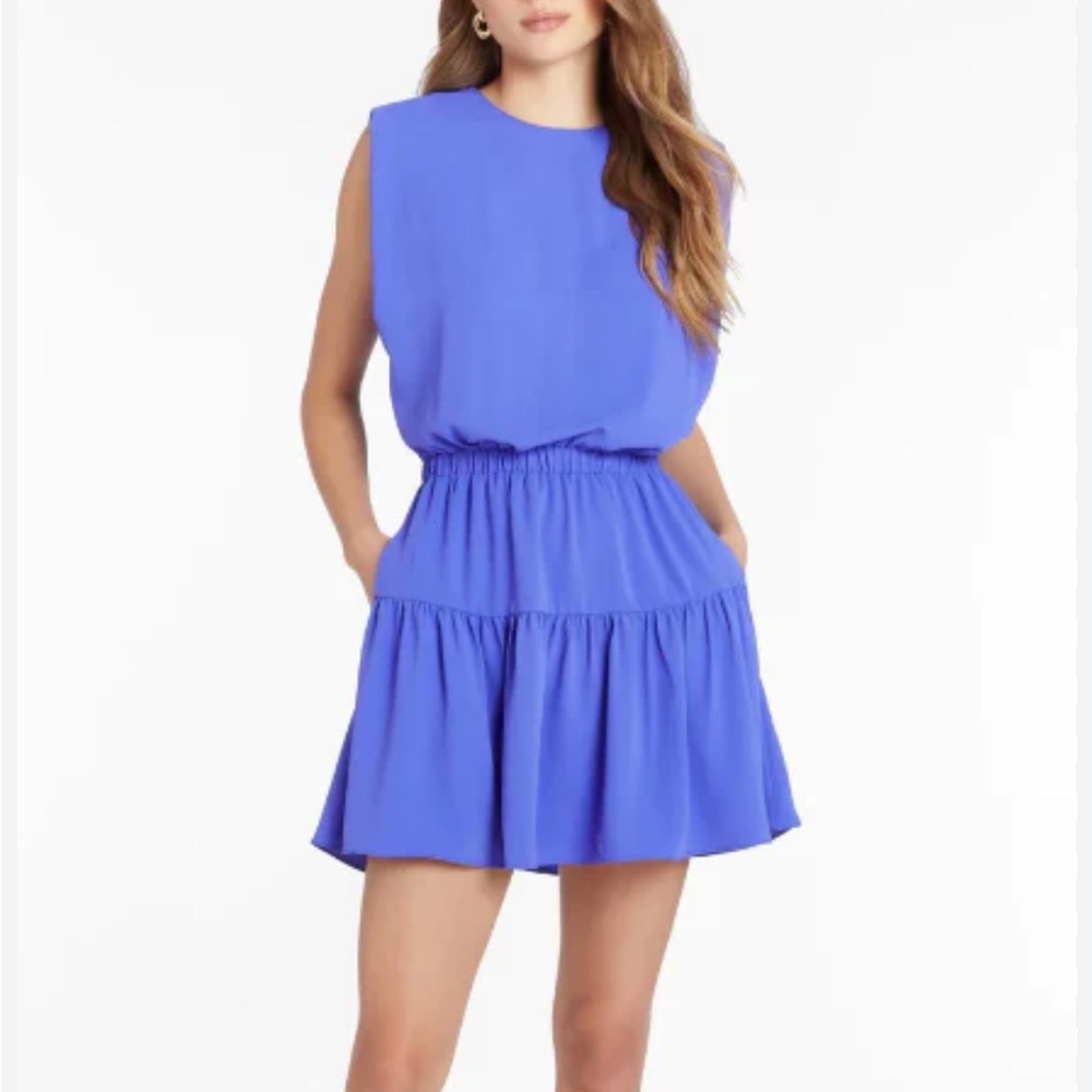 NEW NWT AMANDA UPRICHARD Mackenzie Dress in Wisteria Purple - Picture 1 of 6